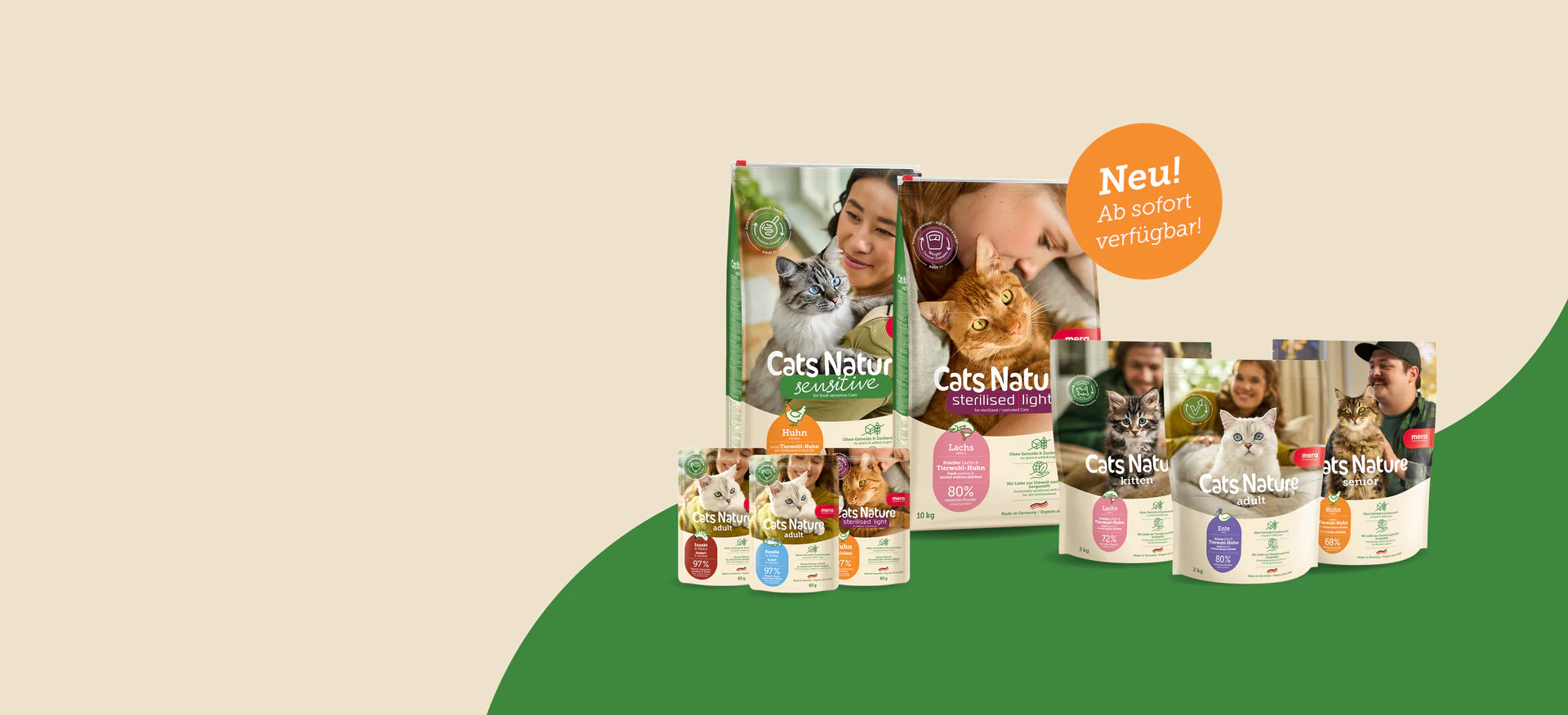 Premium-Nahrung für glückliche Tiere